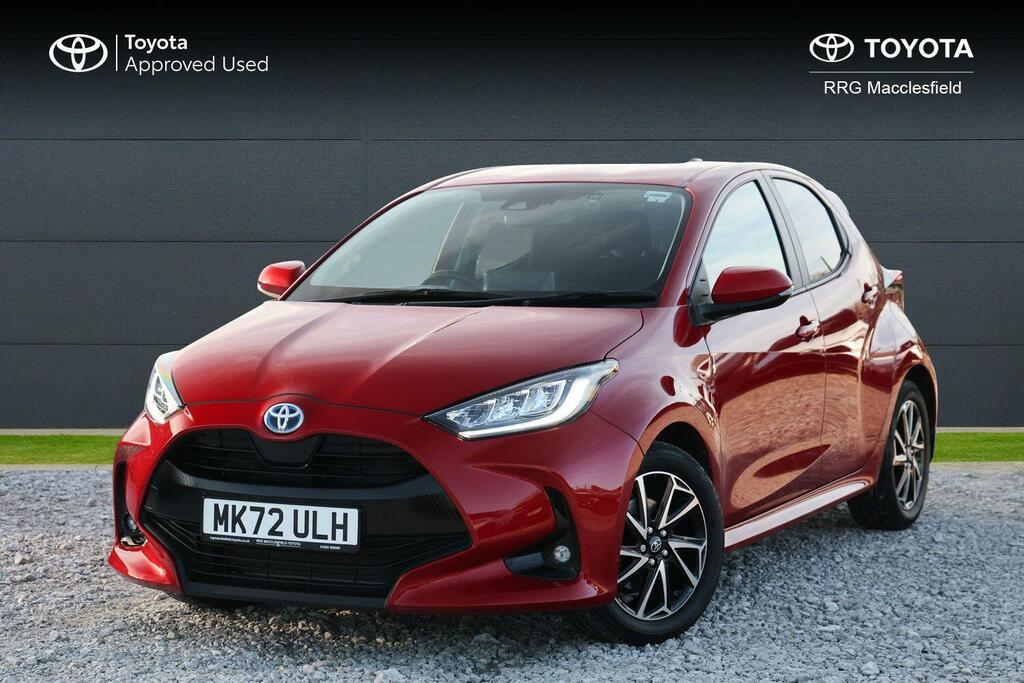 Toyota Yaris 1.5 Vvt-h Design E-cvt Euro 6 Ss MK72ULH Red #3