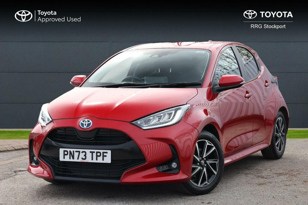 Toyota Yaris 1.5 Vvt-h Design E-cvt Euro 6 Ss PN73TPF Red #3