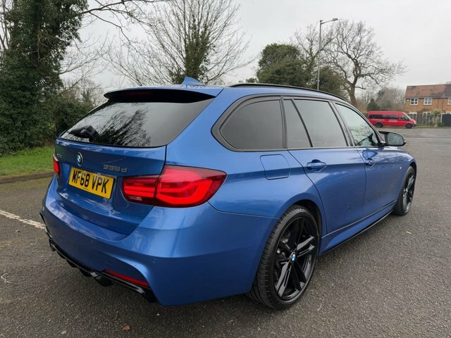 BMW 3 Series 2018 3.0 335D M Sport Shadow Edition Touring D MF68VPK Blue #3