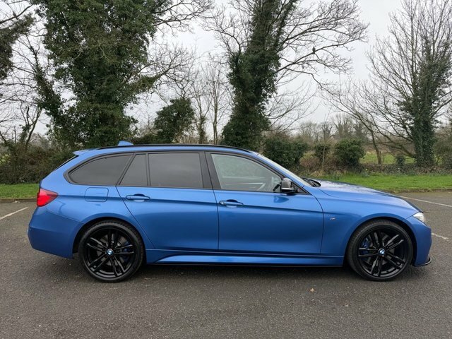 BMW 3 Series 2018 3.0 335D M Sport Shadow Edition Touring D MF68VPK Blue #2