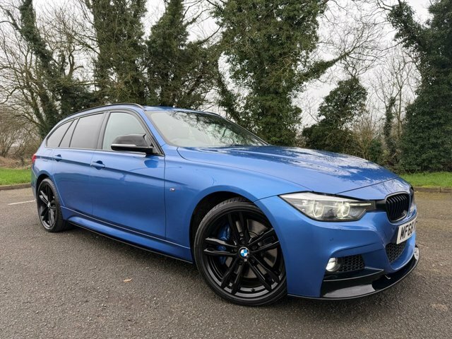 BMW 3 Series 2018 3.0 335D M Sport Shadow Edition Touring D Blue