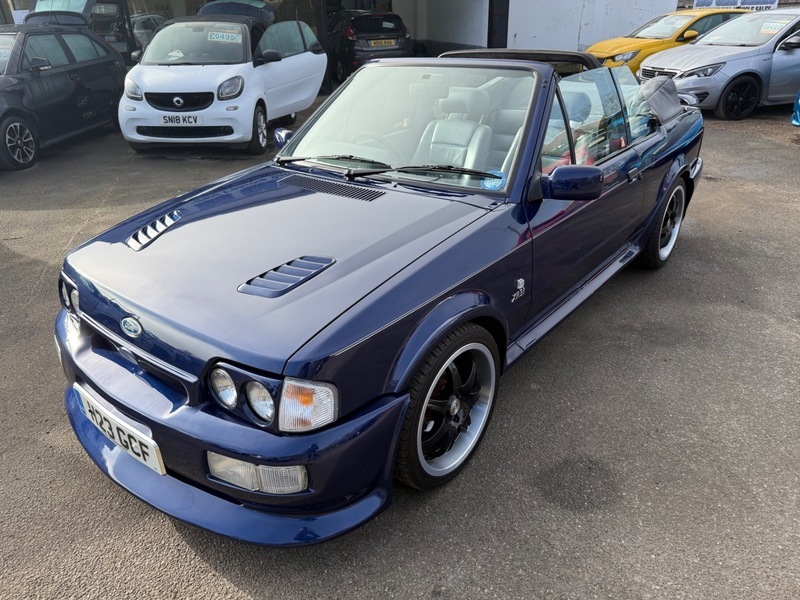 Ford Escort Xr3i Convertible Blue #4