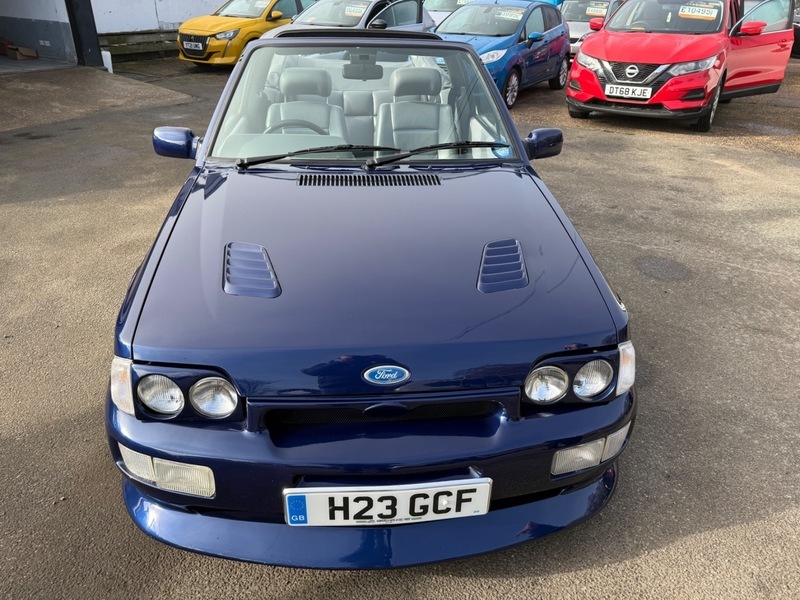 Ford Escort Xr3i Convertible Blue #6