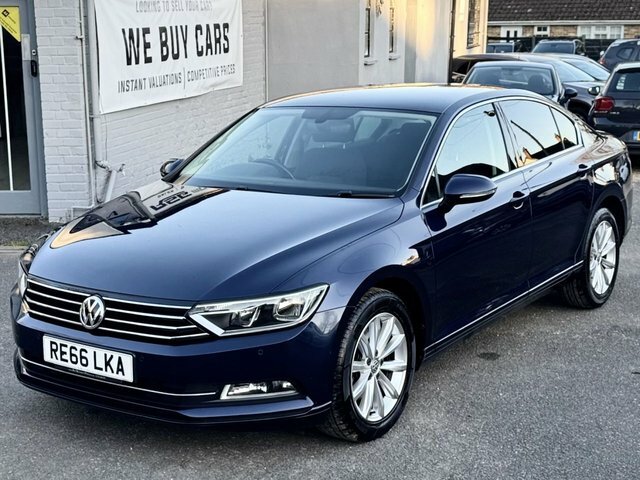 Volkswagen Passat 1.6 Tdi Bluemotion Tech Se Business Saloon Die RE66LKA Blue #3