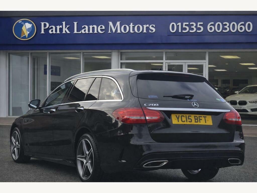 Mercedes-Benz C Class 2.0 C200 Amg Line Estate YC15BFT Black #2