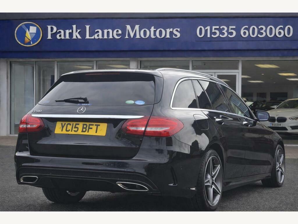 Mercedes-Benz C Class 2.0 C200 Amg Line Estate YC15BFT Black #3