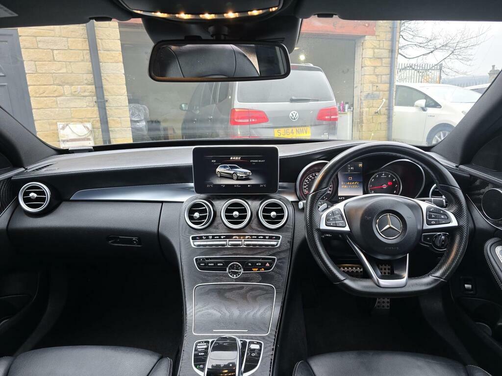 Mercedes-Benz C Class 2.0 C200 Amg Line Estate YC15BFT Black #6