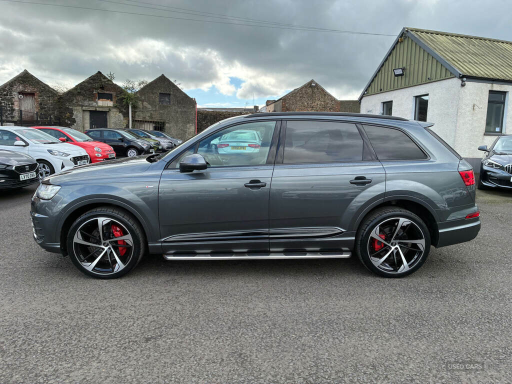 Audi Q7 3.0 Tdi Quattro S Line Tip WR18UJJ Grey #4