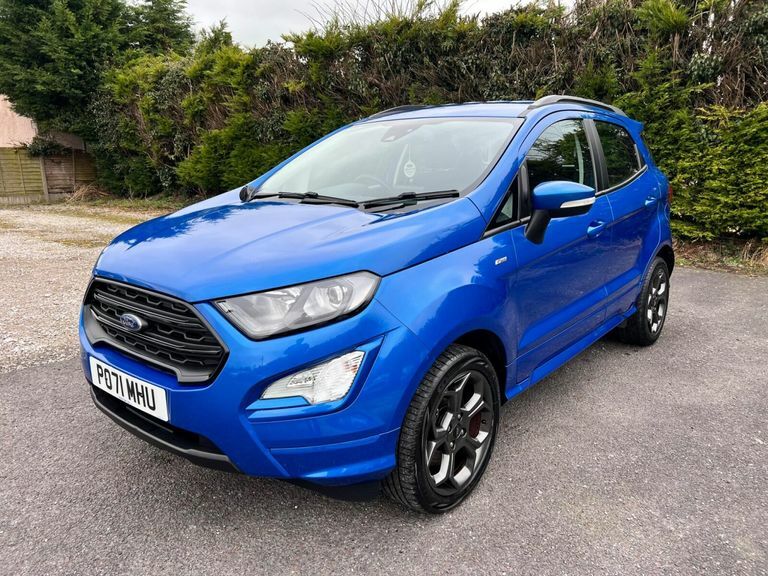 Ford Ecosport 1.0T Ecoboost St-line Design Euro 6 Ss PO71MHU Blue #3