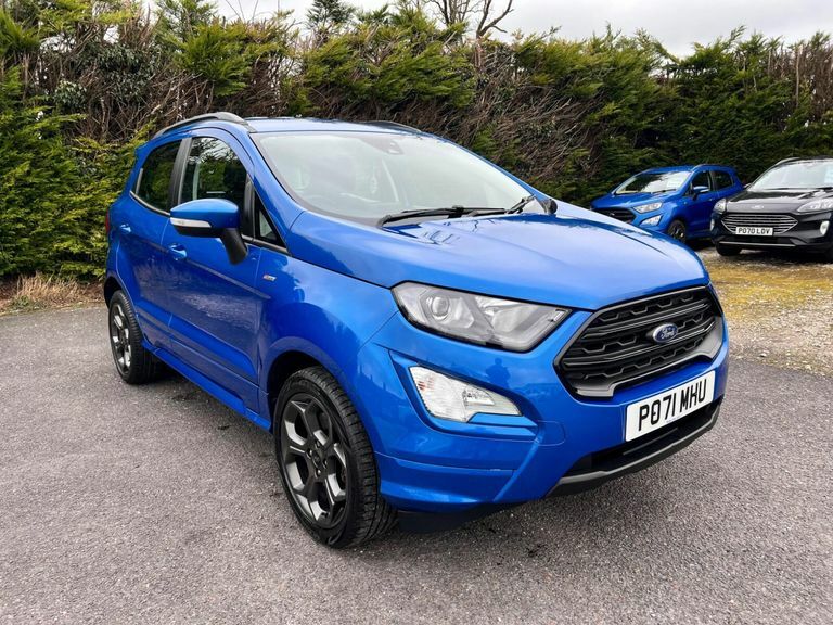 Ford Ecosport 1.0T Ecoboost St-line Design Euro 6 Ss PO71MHU Blue #6