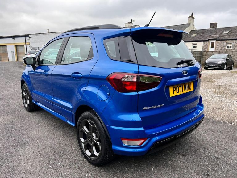 Ford Ecosport 1.0T Ecoboost St-line Design Euro 6 Ss PO71MHU Blue #4