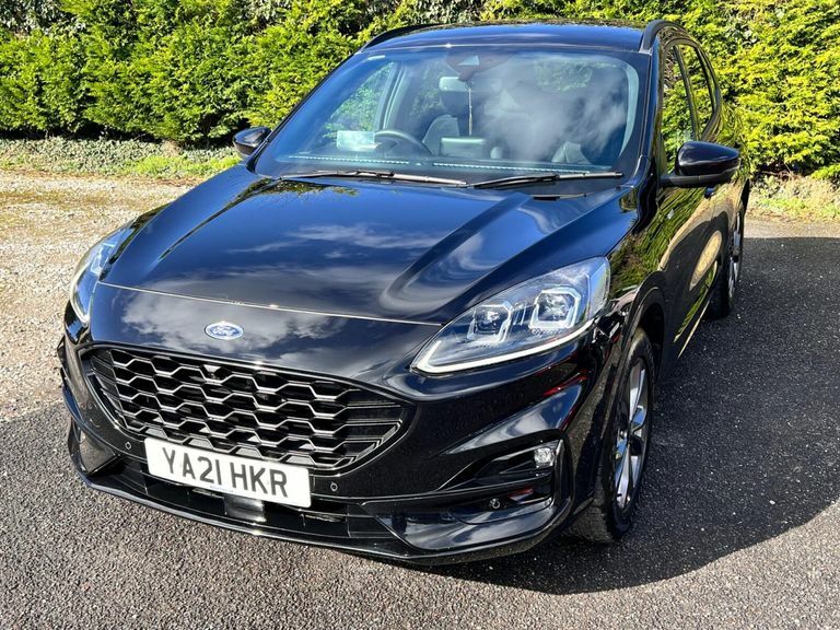 Ford Kuga 2.5 Ecoboost Duratec 14.4Kwh St-line First Edition YA21HKR Black #3