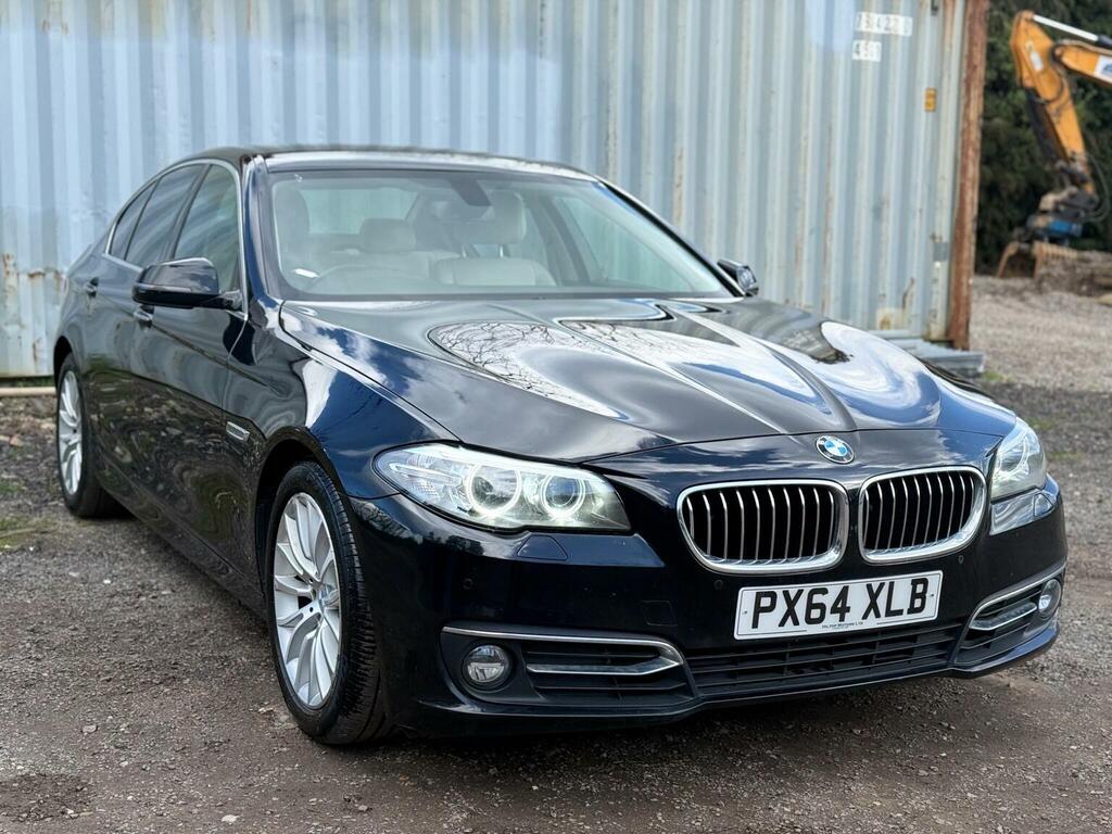 BMW 5 Series Saloon 2.0 520D Luxury Euro 6 Ss 2014 PX64XLB Black #5