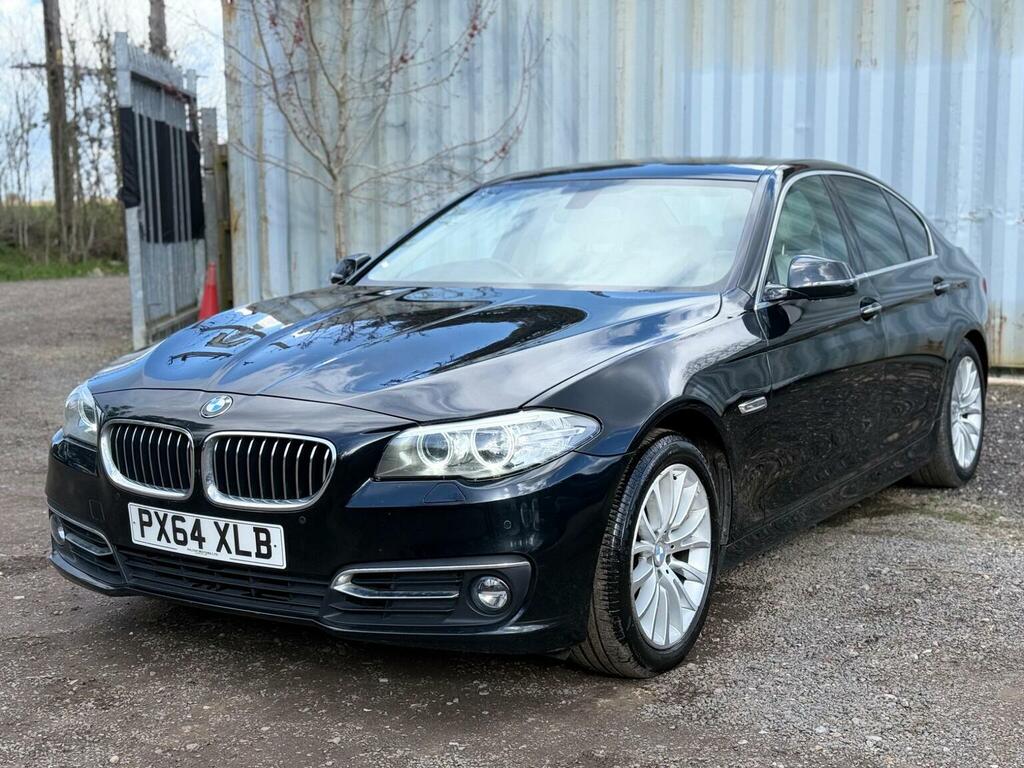 BMW 5 Series Saloon 2.0 520D Luxury Euro 6 Ss 2014 PX64XLB Black #4