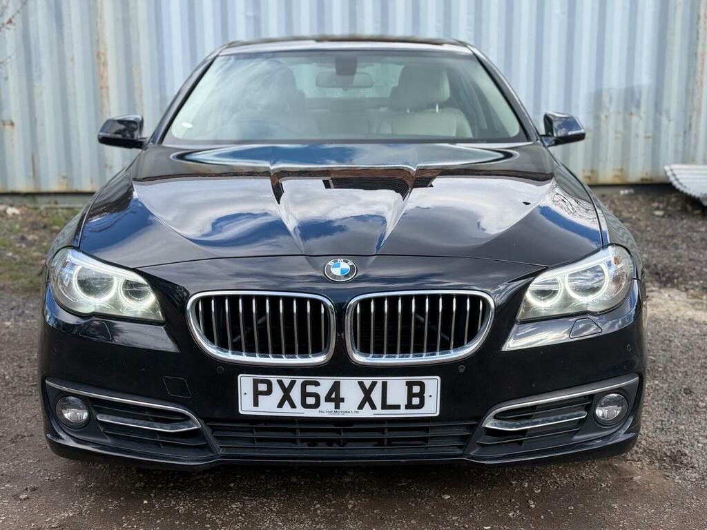 BMW 5 Series Saloon 2.0 520D Luxury Euro 6 Ss 2014 PX64XLB Black #3