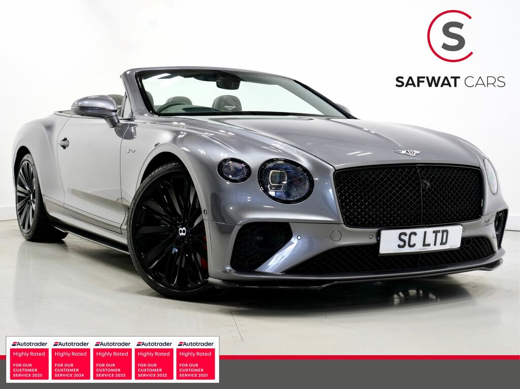 Bentley Continental Gt 2022 6.0 W12 Gtc Speed Convertible Grey