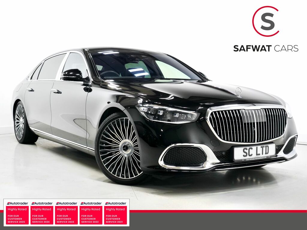 Mercedes-Benz Maybach S Class 2023 4.0 S580h V8 Mhev First Class Saloon Petr Black