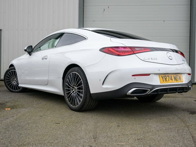 Mercedes-Benz CLE Class 2024 2.0 Cle300h Mhev Amg Line Premium Coupe White #2