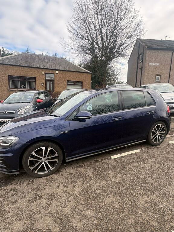 Volkswagen Golf Hatchback 2.0 Tdi R-line Edition Dsg Euro 6 Ss AC52AUD Blue #4