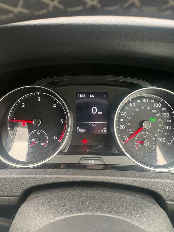 Volkswagen Golf Hatchback 2.0 Tdi R-line Edition Dsg Euro 6 Ss AC52AUD Blue #6