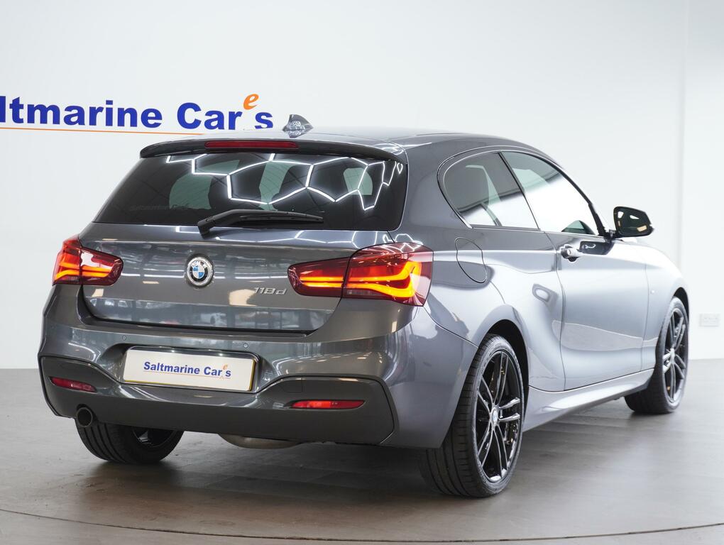 BMW 1 Series 2.0 118D M Sport Shadow Edition Hatchback Dies YJ19VHE Grey #5