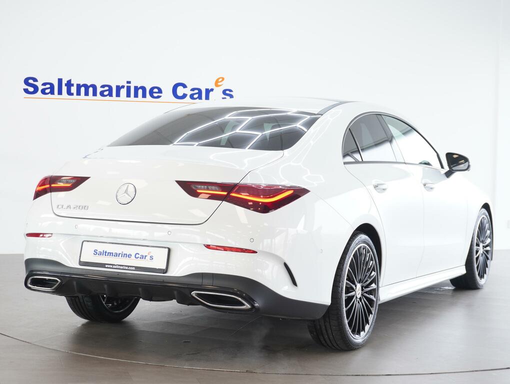Mercedes-Benz CLA Class 1.3 Cla200h Mhev Amg Line Premium Plus Coupe CMZ2268 White #5
