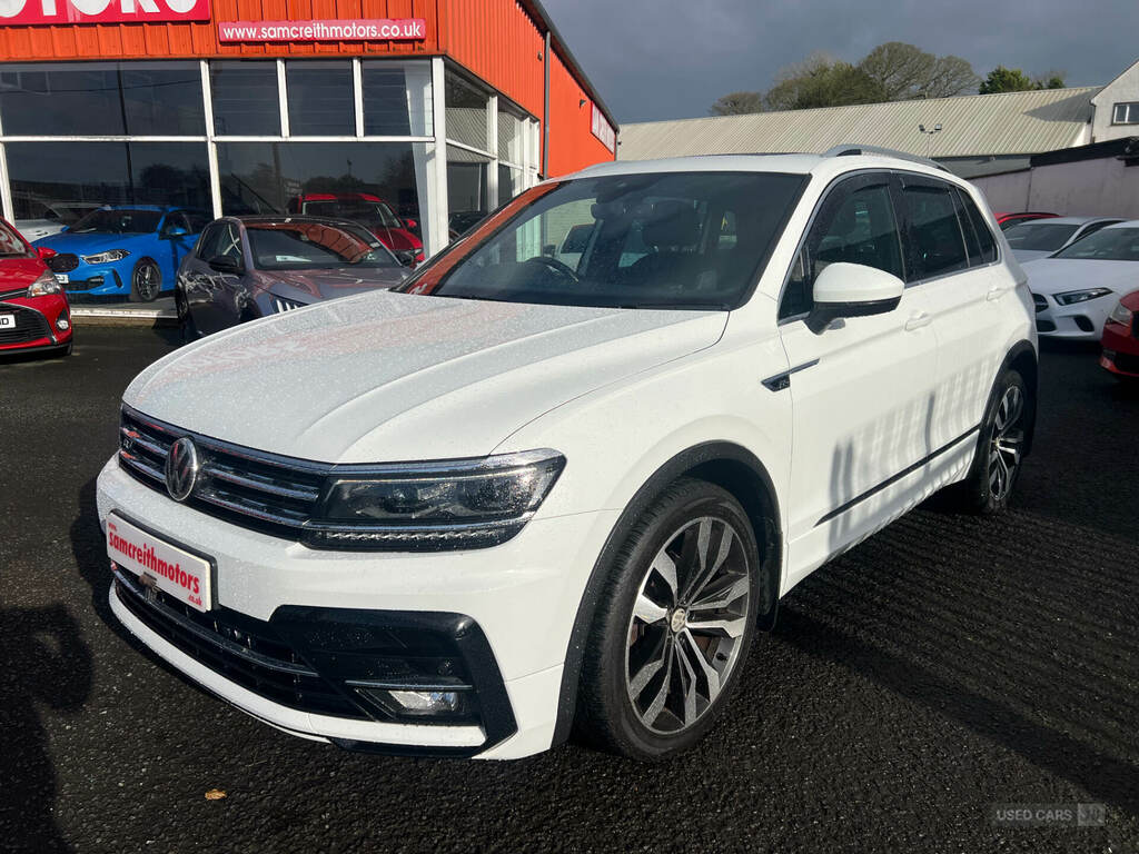 Volkswagen Tiguan 2.0 Tdi 150 4Motion R-line SD68EPE White #3