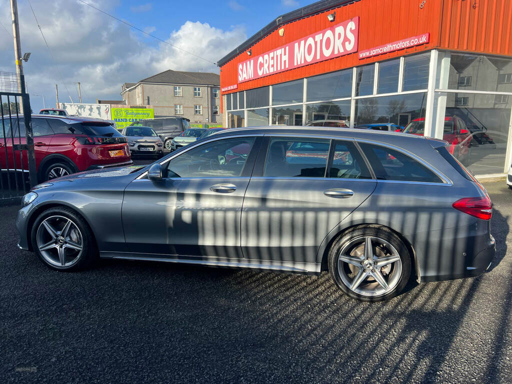 Mercedes-Benz C Class C220d Amg Line Premium 9G-tronic EX67VUO Grey #2