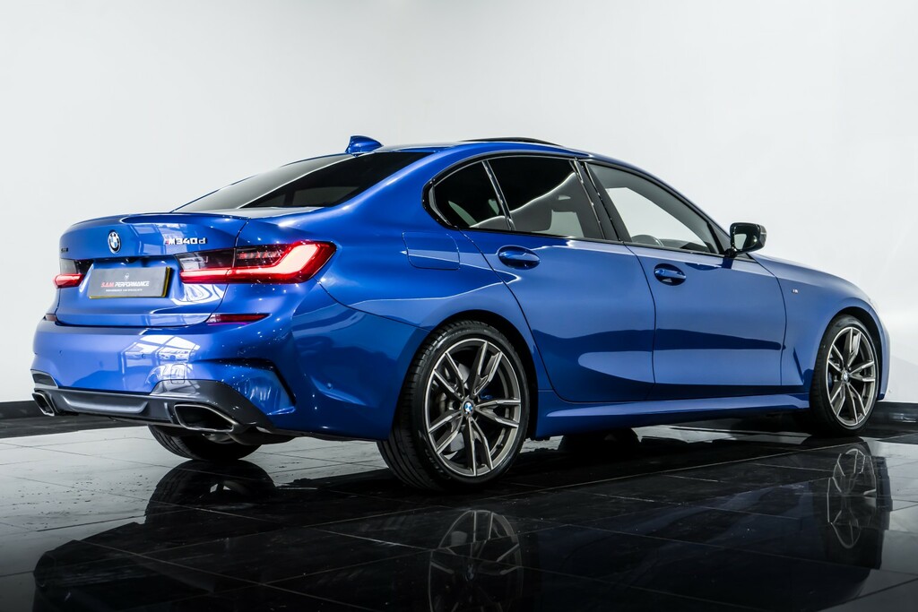 BMW 3 Series Saloon 3.0 M340d Xdrive Saloon 202070 YF70LVO Blue #6