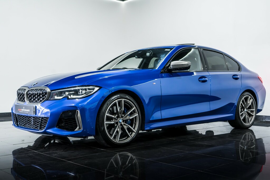 BMW 3 Series Saloon 3.0 M340d Xdrive Saloon 202070 YF70LVO Blue #5