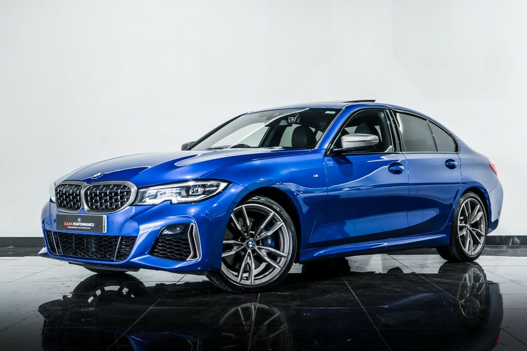 BMW 3 Series Saloon 3.0 M340d Xdrive Saloon 202070 YF70LVO Blue #2