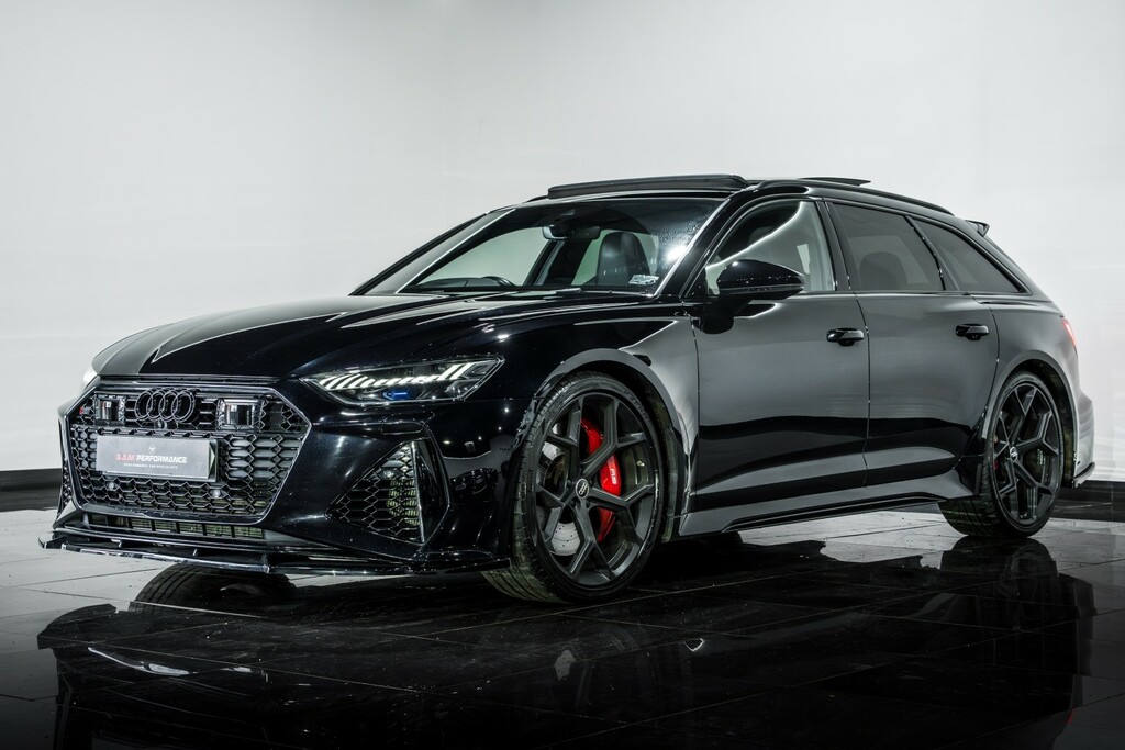 Audi RS6 Avant Estate 4.0 Tfsi V8 Vorsprung 202020 HSZ6255 Black #3