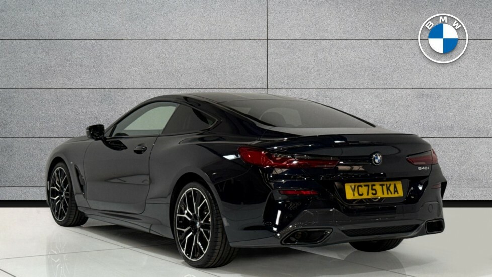 BMW 8 Series Gran Coupe 840I M Sport Coupe Black #4