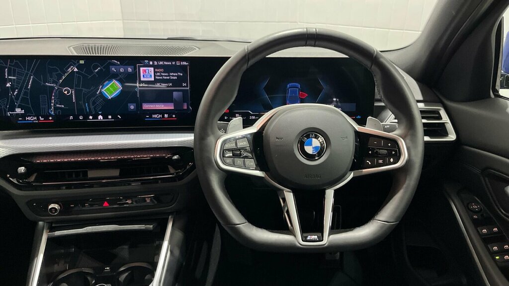 BMW 3 Series 320I M Sport Saloon YH75VKK Blue #5