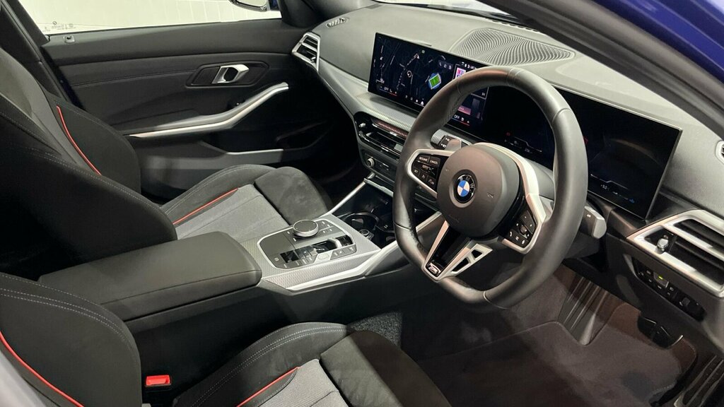 BMW 3 Series 320I M Sport Saloon YH75VKK Blue #6
