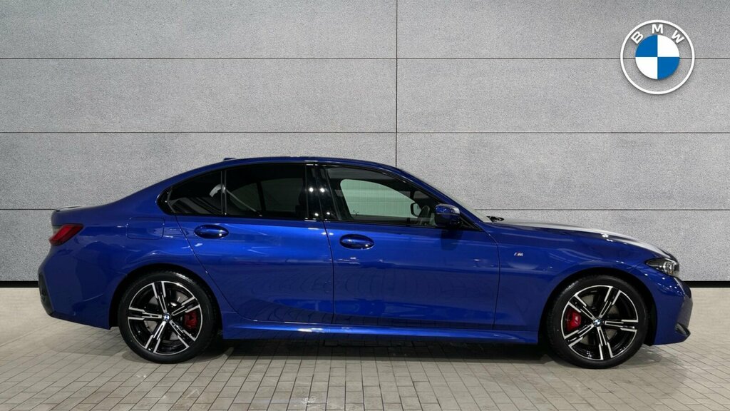 BMW 3 Series 320I M Sport Saloon YH75VKK Blue #3