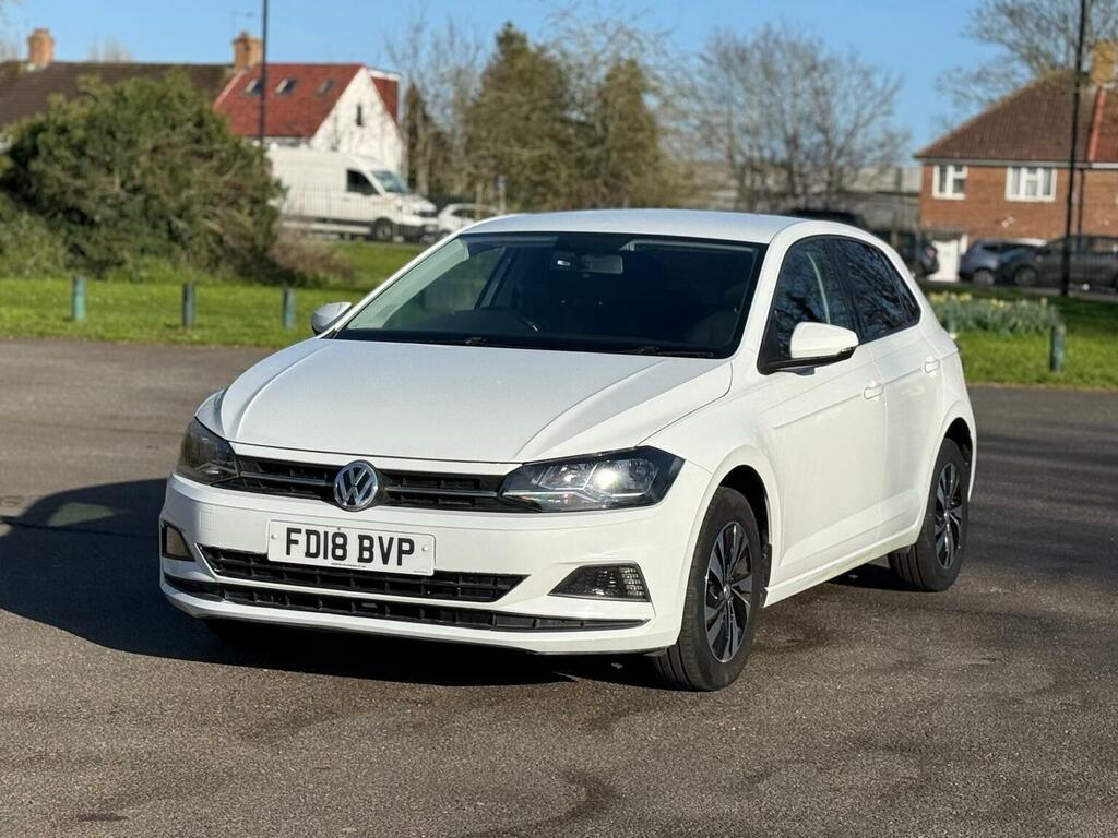 Volkswagen Polo Hatchback 1.0 Tsi Se Euro 6 Ss 201818 FD18BVP White #2