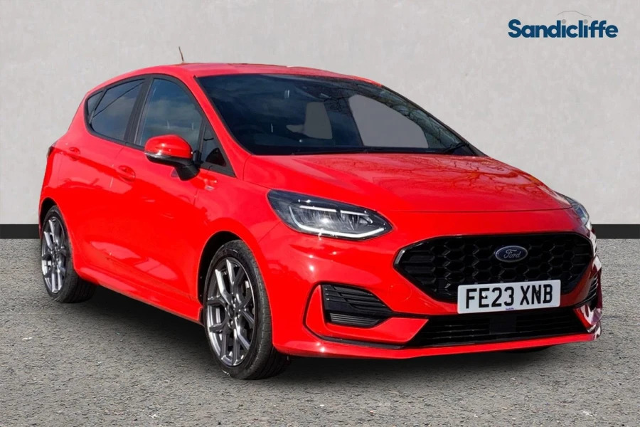 Ford Fiesta Fiesta St-line 1.0L Ecoboost 100Ps Fwd 6-Sp Red