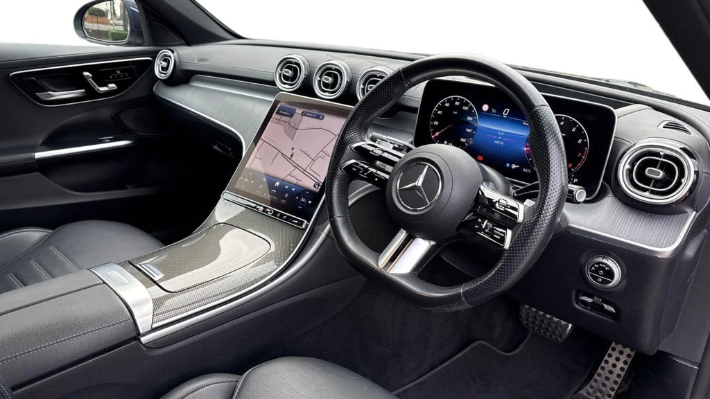 Mercedes-Benz C Class C 300 Amg Line Prem Mhe OX72LFO Blue #3