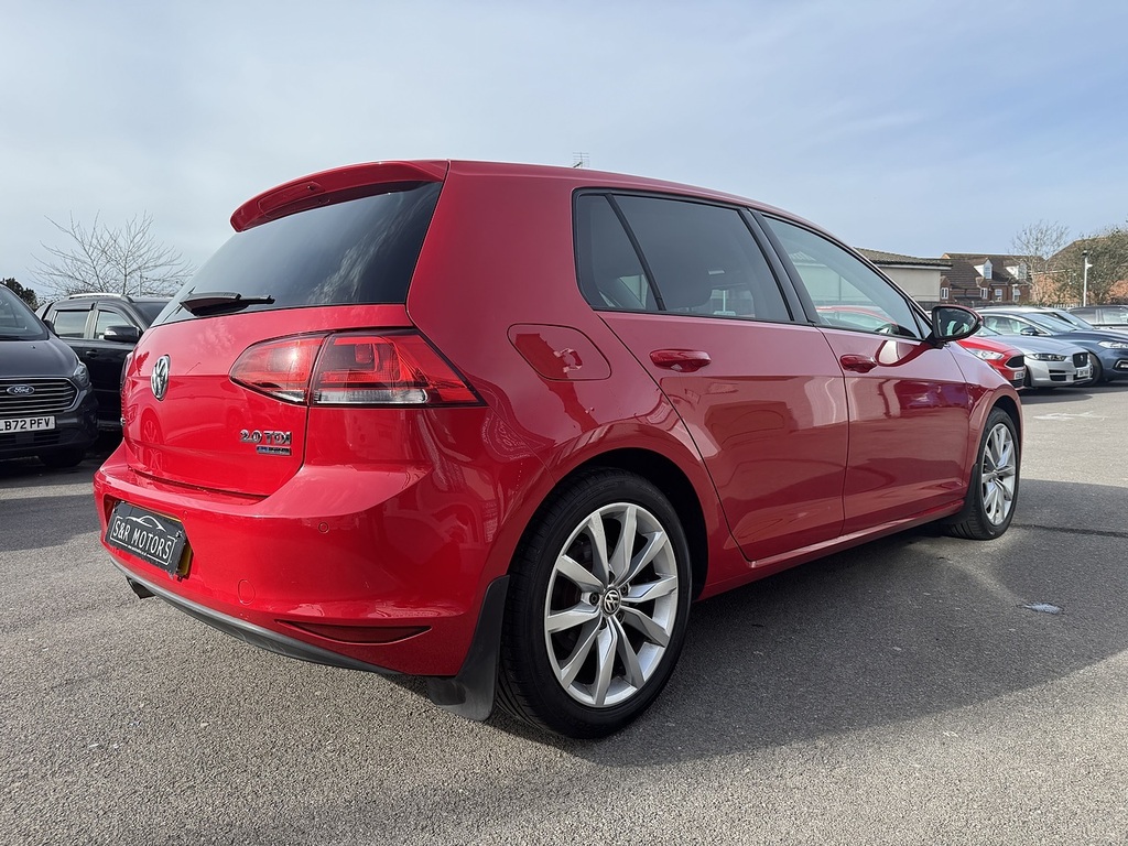 Volkswagen Golf Tdi Bluemotion Tech Gt YA64GWL Red #4
