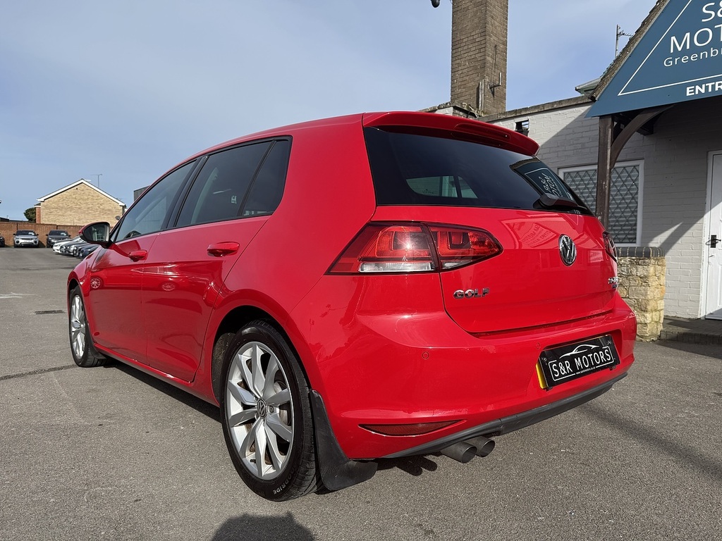 Volkswagen Golf Tdi Bluemotion Tech Gt YA64GWL Red #6