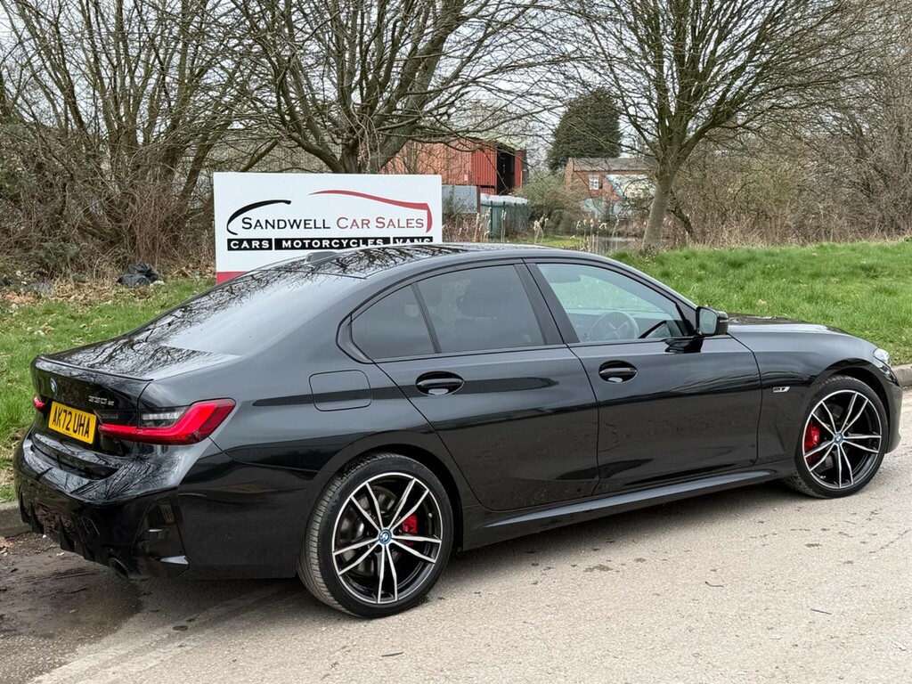 BMW 3 Series 2.0 12Kwh M Sport Euro 6 Ss AK72UHA Black #4