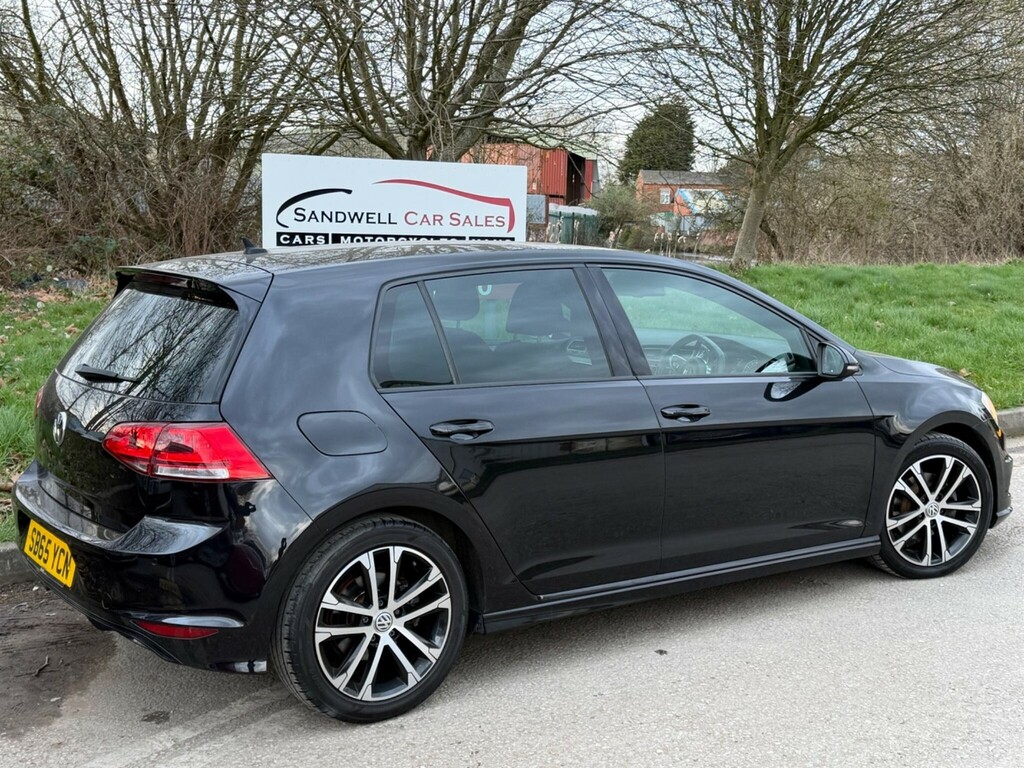 Volkswagen Golf 1.4 Tsi Bluemotion Tech Act R-line Euro 6 Ss SB65YCN Black #4