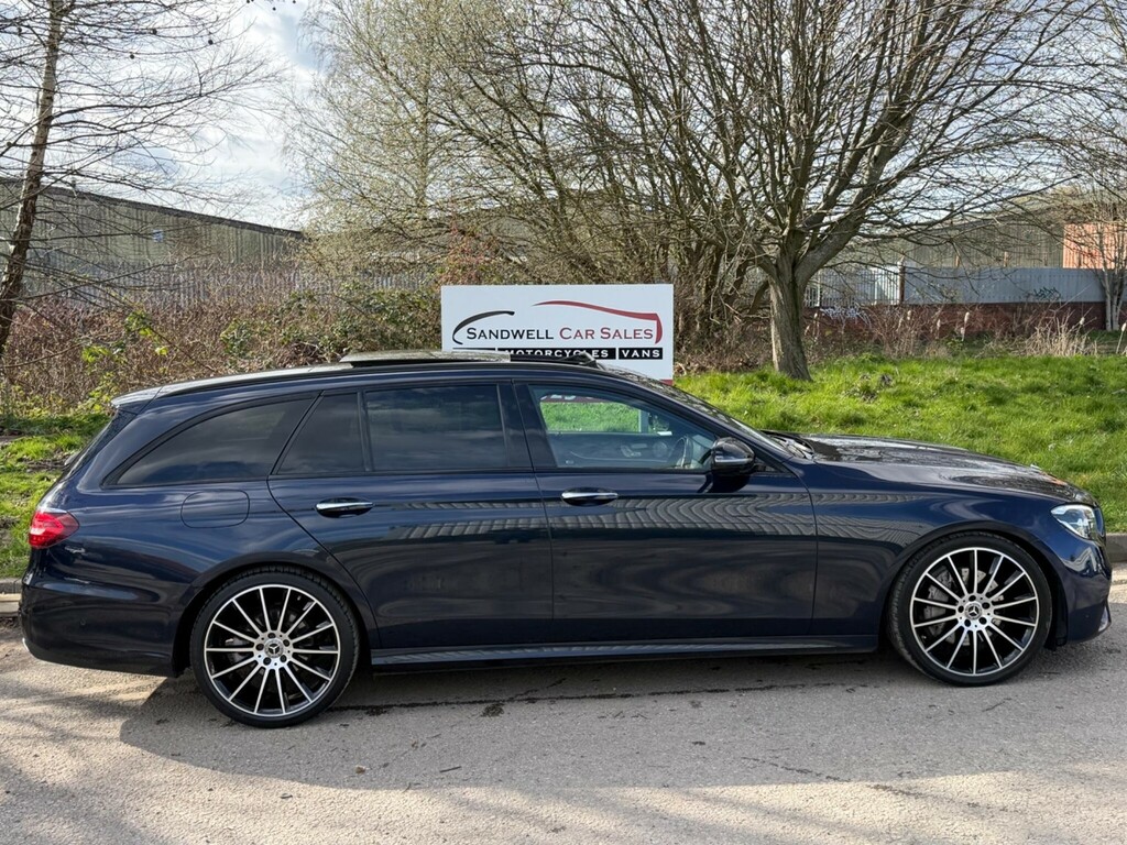 Mercedes-Benz E Class 2.0 Dh Mhev Amg Line Night Edition Premium Plus ST22VWN Blue #6