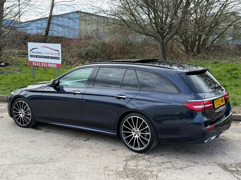 Mercedes-Benz E Class 2.0 Dh Mhev Amg Line Night Edition Premium Plus ST22VWN Blue #3