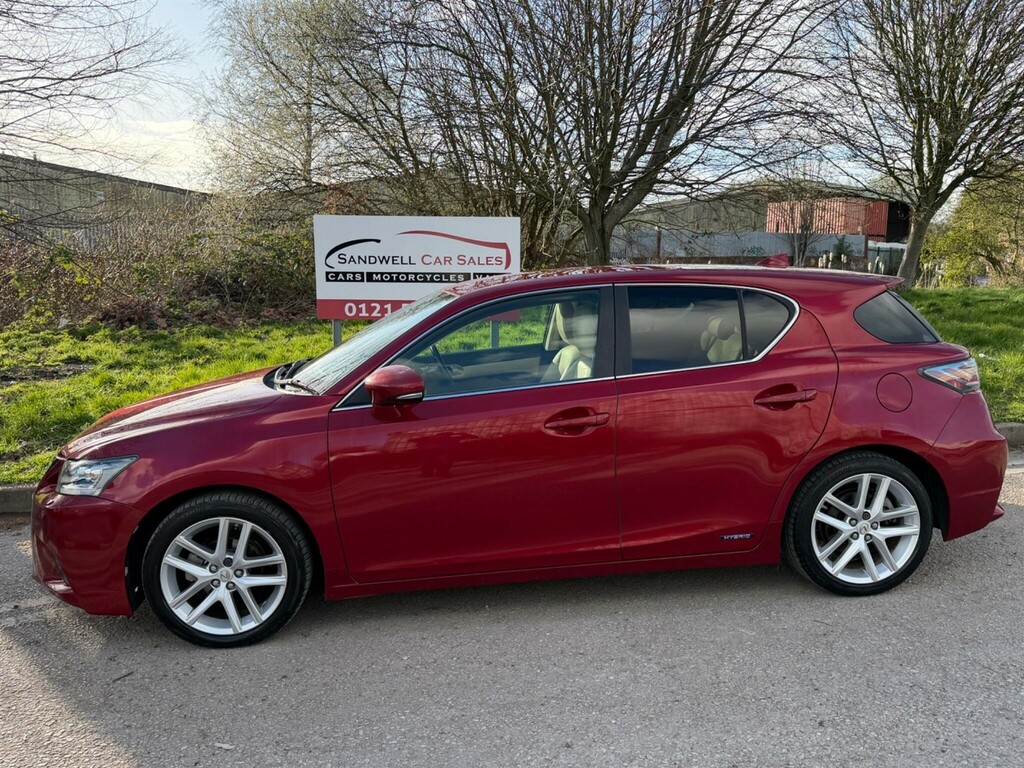 Lexus CT 1.8 Premier Cvt Euro 6 Ss Red #5