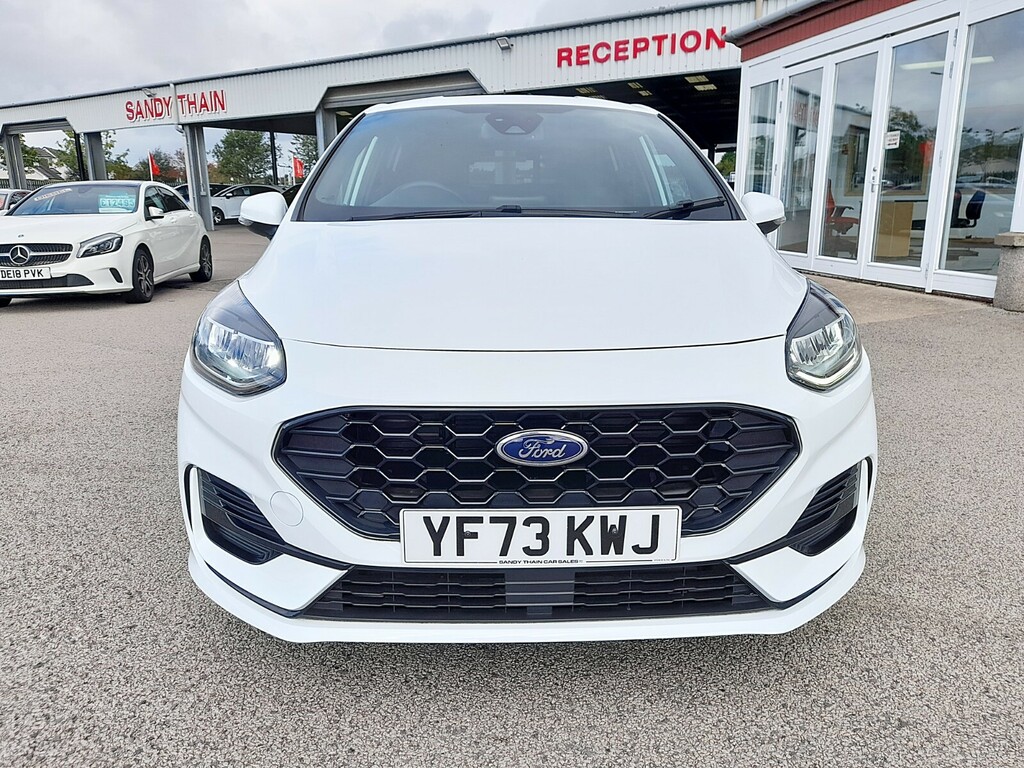 Ford Fiesta 1.0T 125 St-line Edition Mhev YF73KWJ White #3