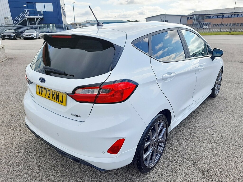 Ford Fiesta 1.0T 125 St-line Edition Mhev YF73KWJ White #6