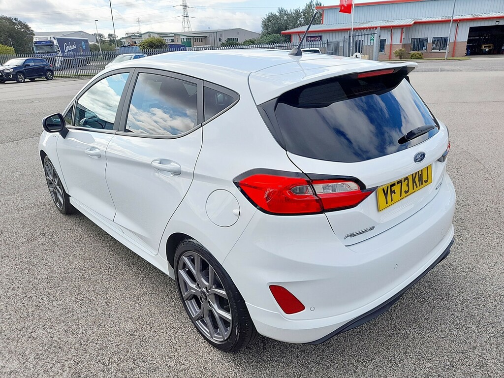 Ford Fiesta 1.0T 125 St-line Edition Mhev YF73KWJ White #5