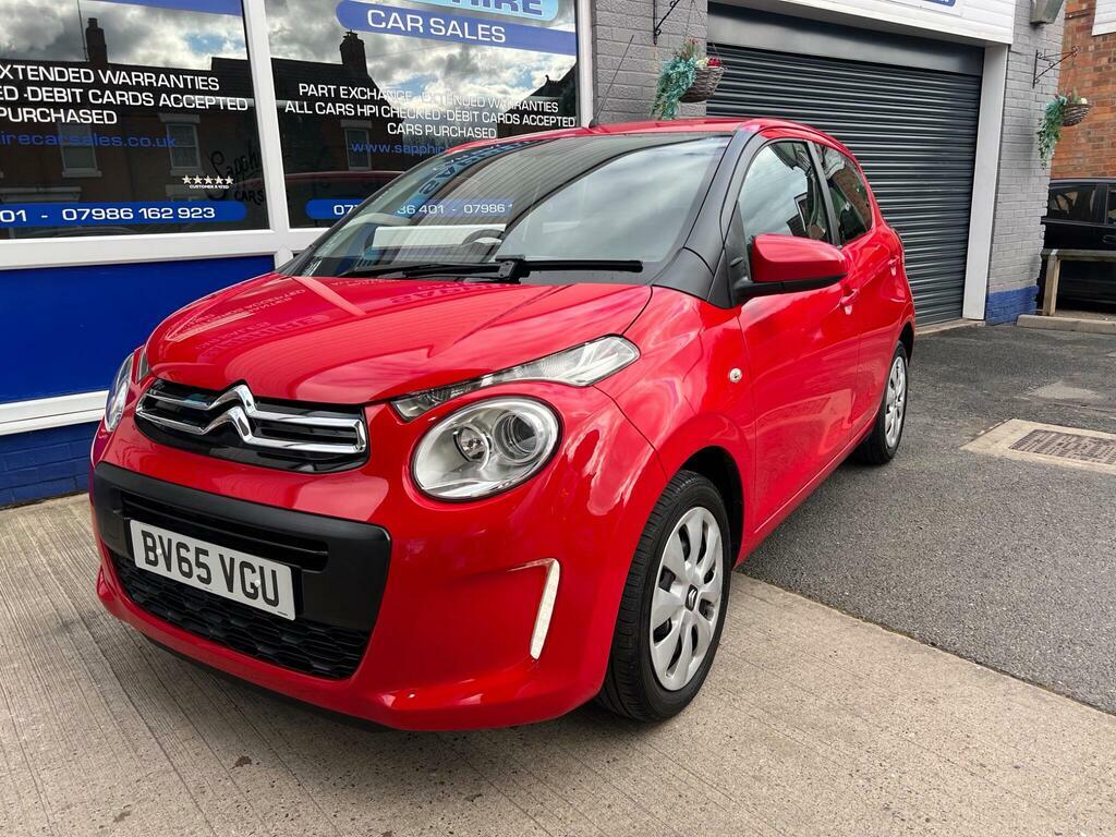 Citroen C1 1.0 Vti Feel Euro 6 BV65VGU Red #4